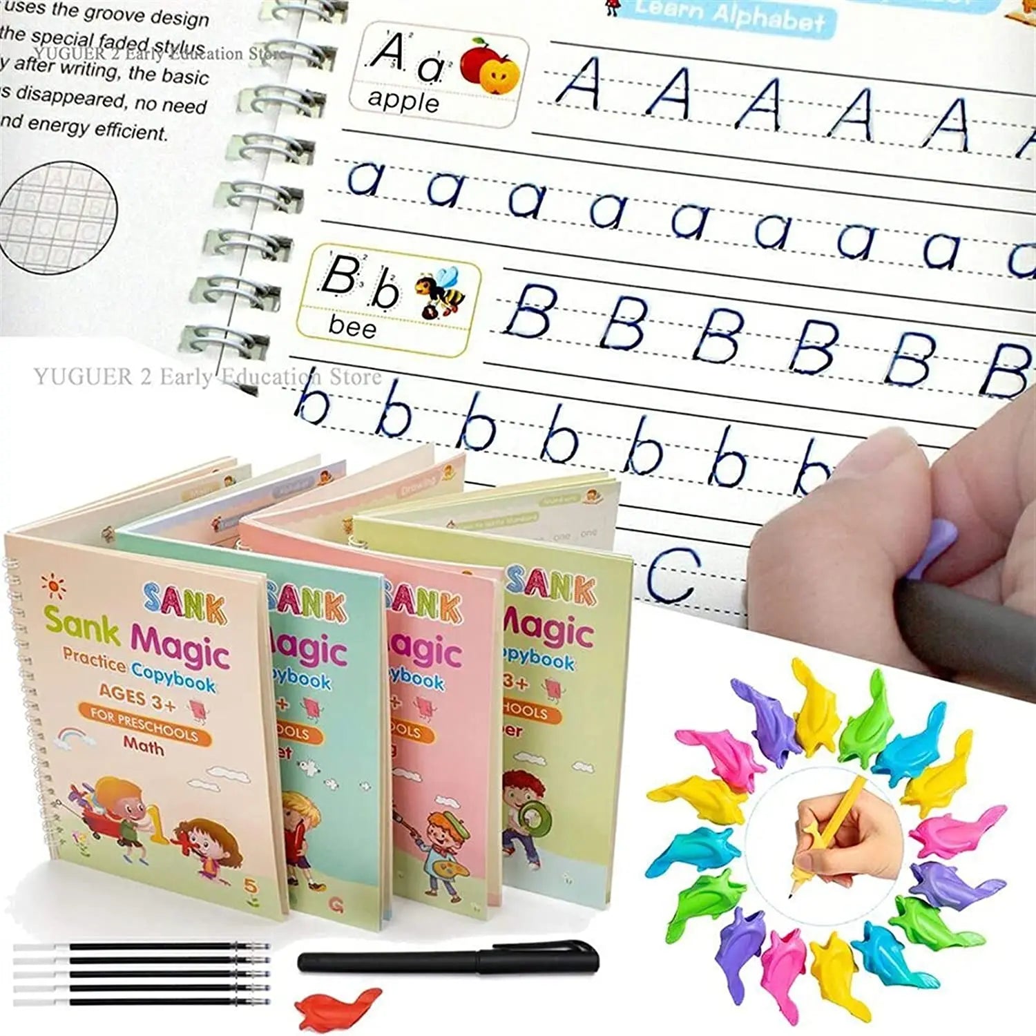 Magic Practice Copybook (Set Of 4) - Deliverrpk