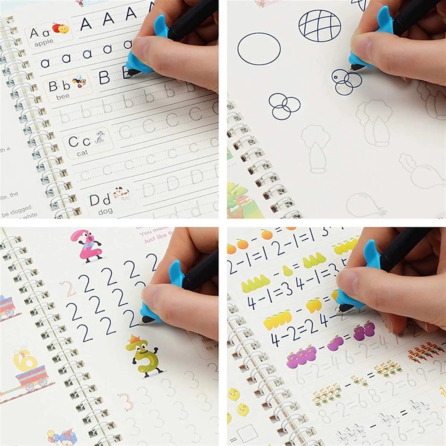 Magic Practice Copybook (Set Of 4) - Deliverrpk
