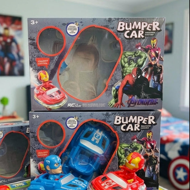Avengers Superhero Ride-On Bumper Car for Kids