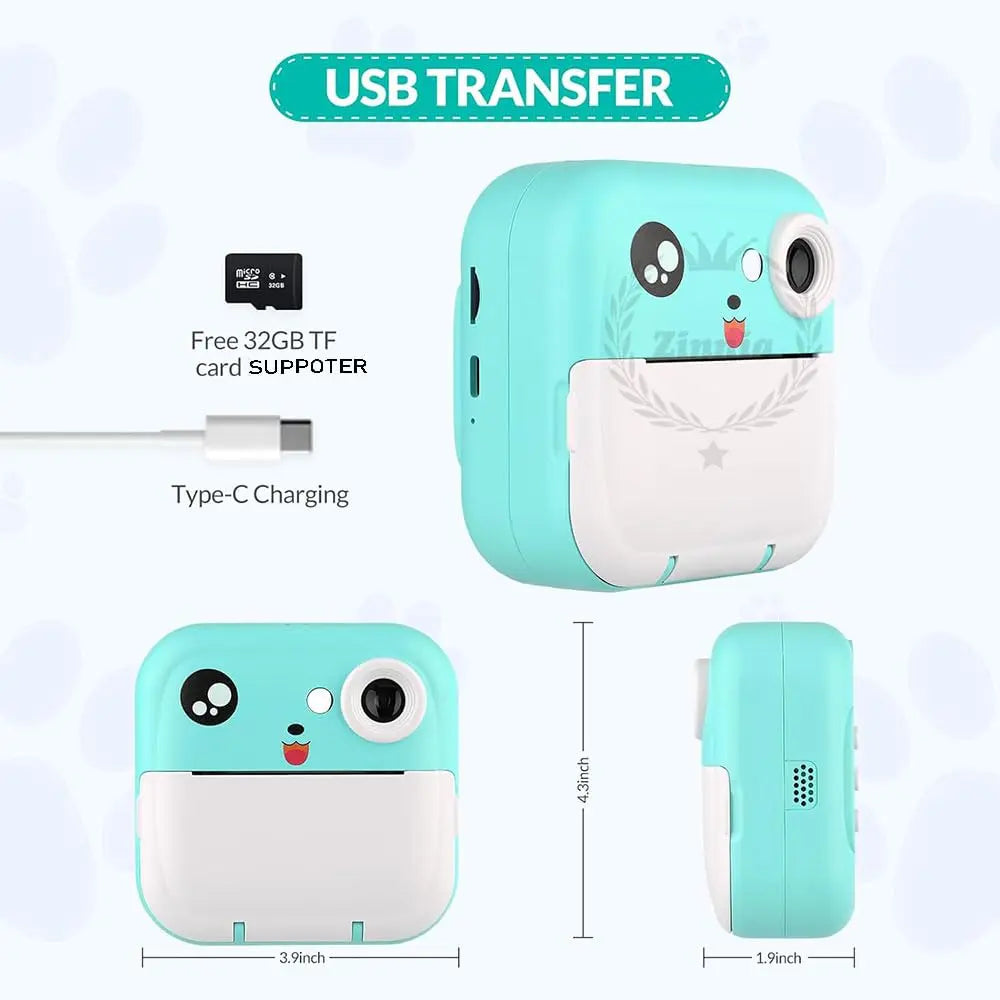 Mini Pocket Instant Camera Printer
