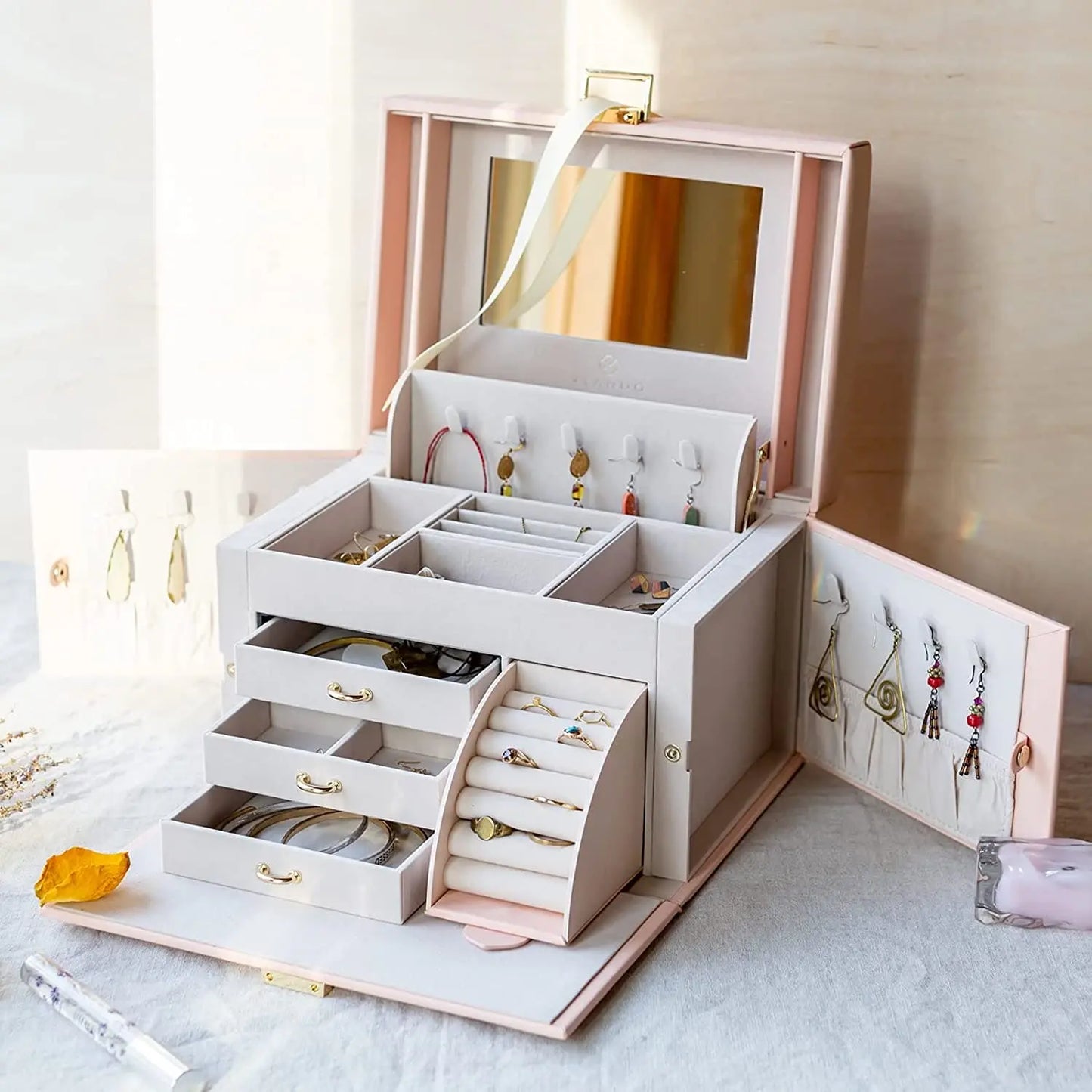 Multi Layered Jewellery Organizer Box - Deliverrpk
