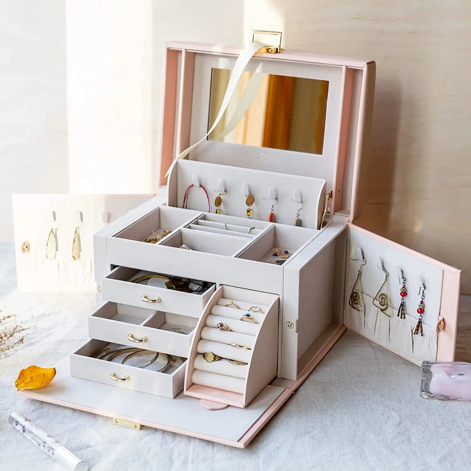 Multi Layered Jewellery Organizer Box - Deliverrpk