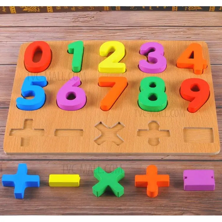 Number Figure Puzzle Building Blocks Toy - Deliverrpk