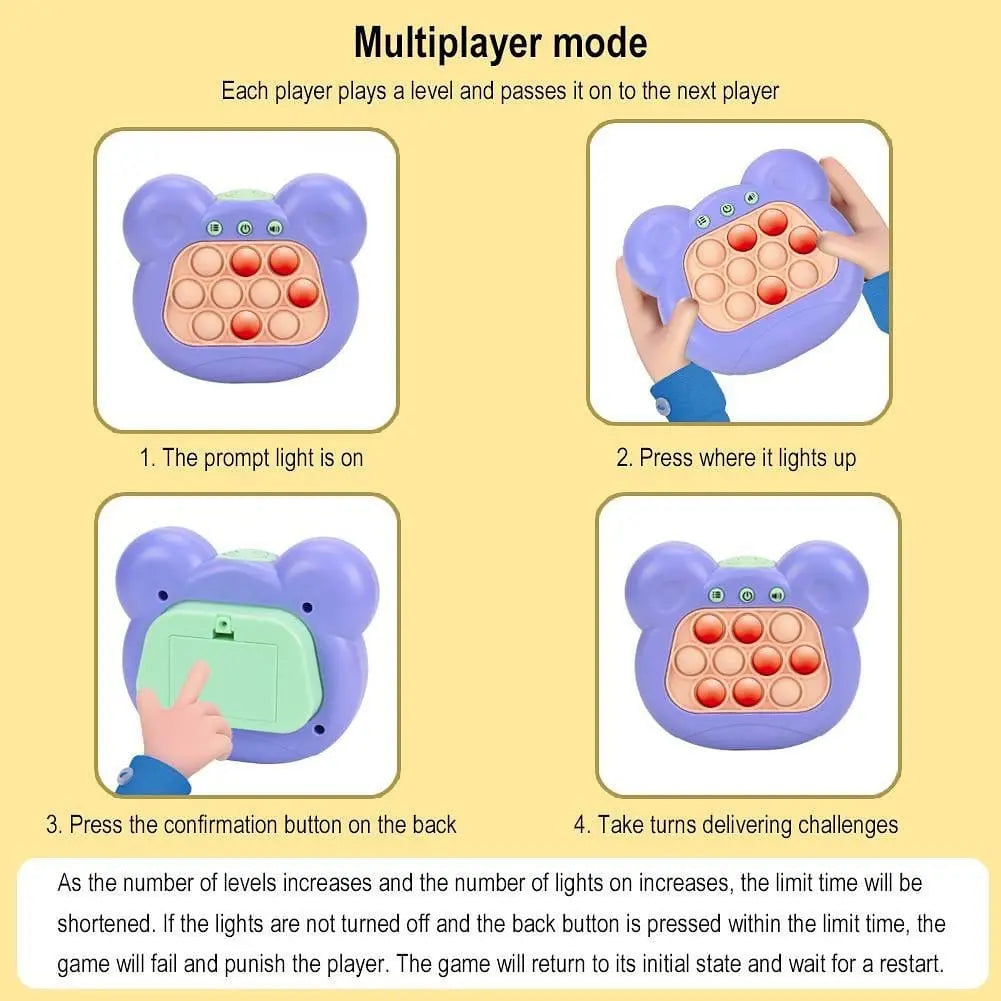 Quick Push Light Up Pop Game - Deliverrpk