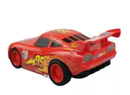 3D MC Queen Remote Control Car Plastic Lightning McQueen Vehicle - Toynix