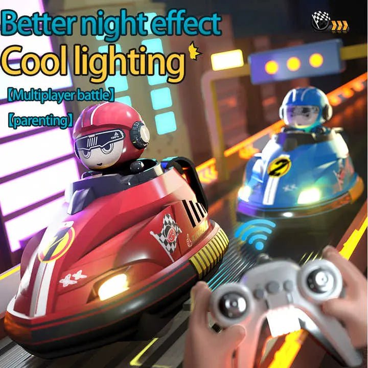 Remote Control Battle Bumper Cars for 2 Players - Toynix