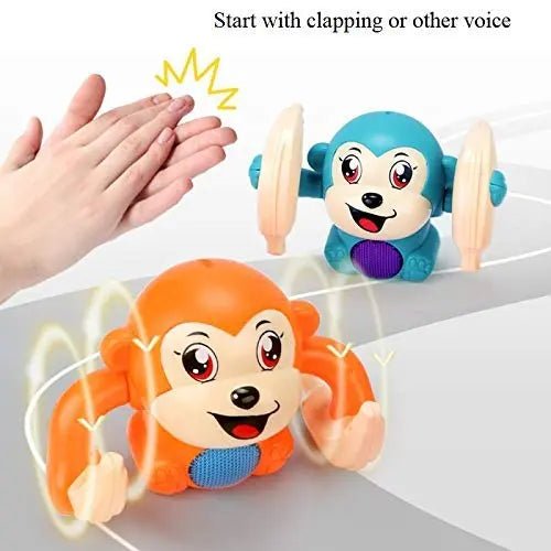 Rolling Banana Monkey Toys with Voice/Touch Sensor ON Dancing Monkey Toy - Toynix