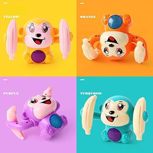 Rolling Banana Monkey Toys with Voice/Touch Sensor ON Dancing Monkey Toy - Toynix