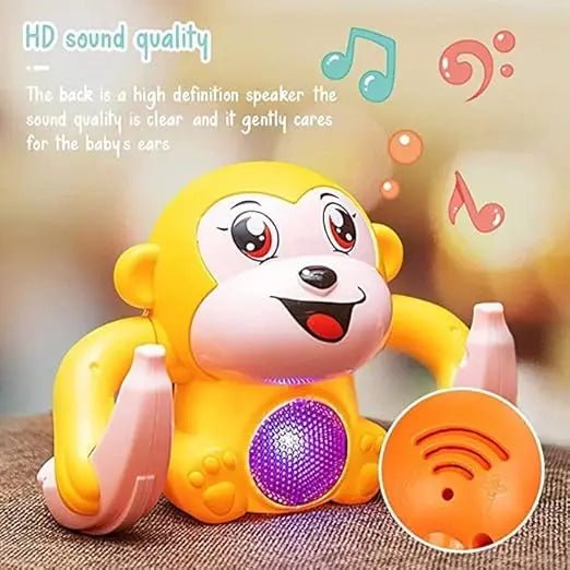 Rolling Banana Monkey Toys with Voice/Touch Sensor ON Dancing Monkey Toy - Toynix