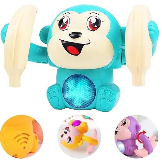 Rolling Banana Monkey Toys with Voice/Touch Sensor ON Dancing Monkey Toy - Toynix
