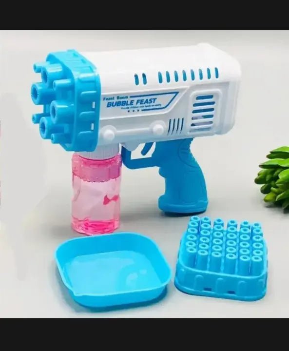 Space Rocket Bazooka Bubble Gun Electric Automatic Bubble Maker - Toynix