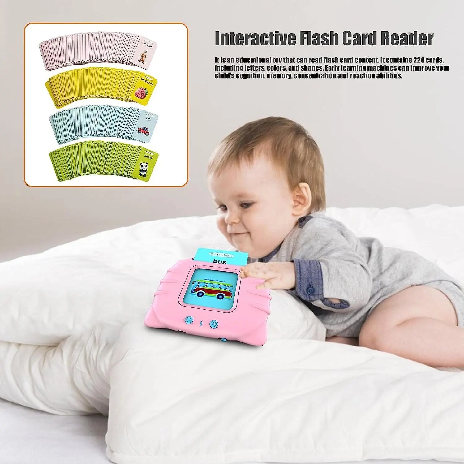 Talking Flash Cards For Kids Educational Learning - Deliverrpk