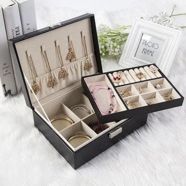 Two Layer Jewelry Storage Box - Deliverrpk