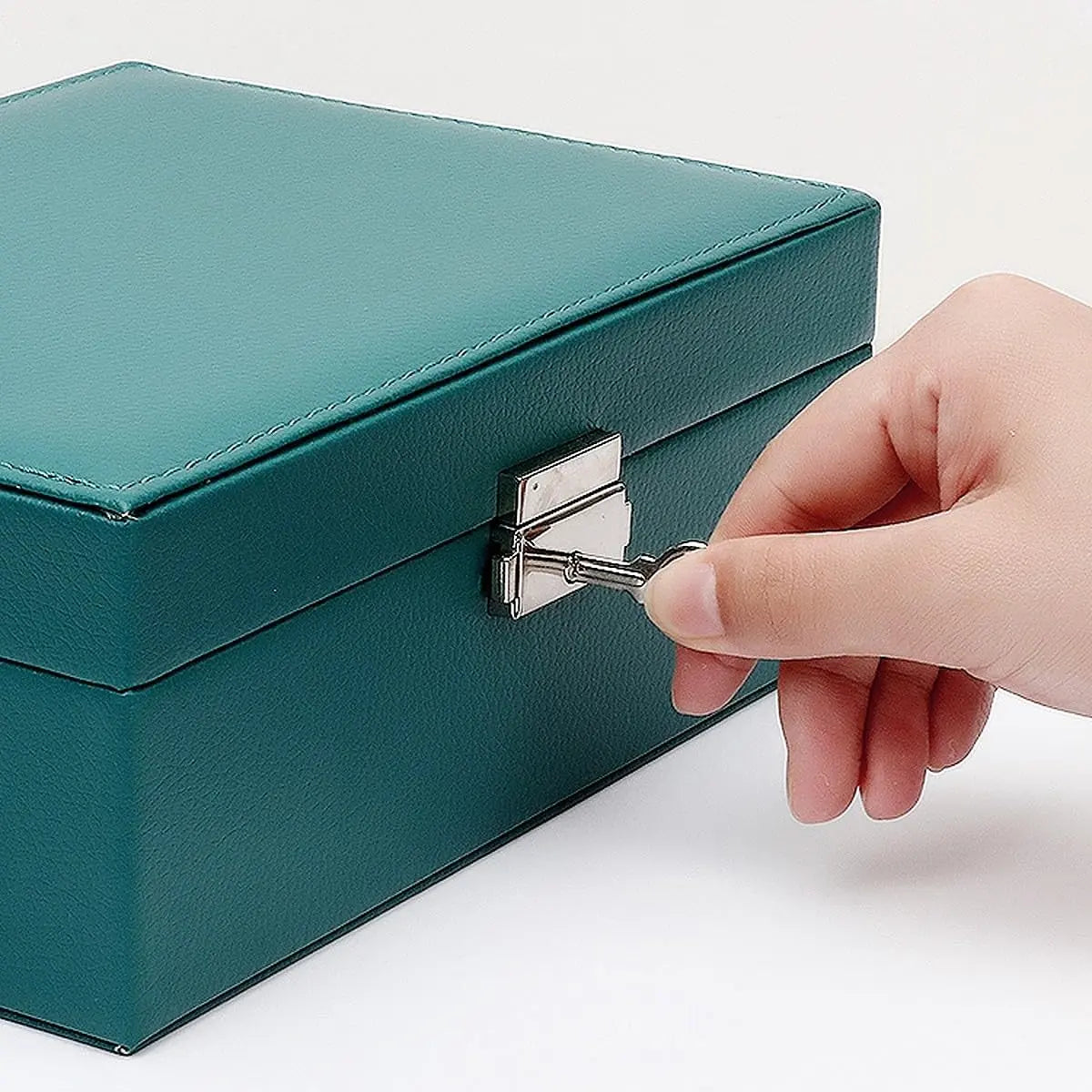 Two Layer Jewelry Storage Box Deliverr.pk