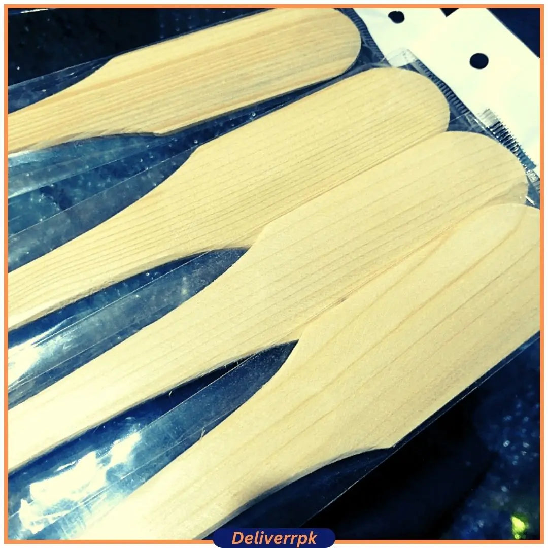 Wax Applicator Sticks Wooden Spatula deliverrPK