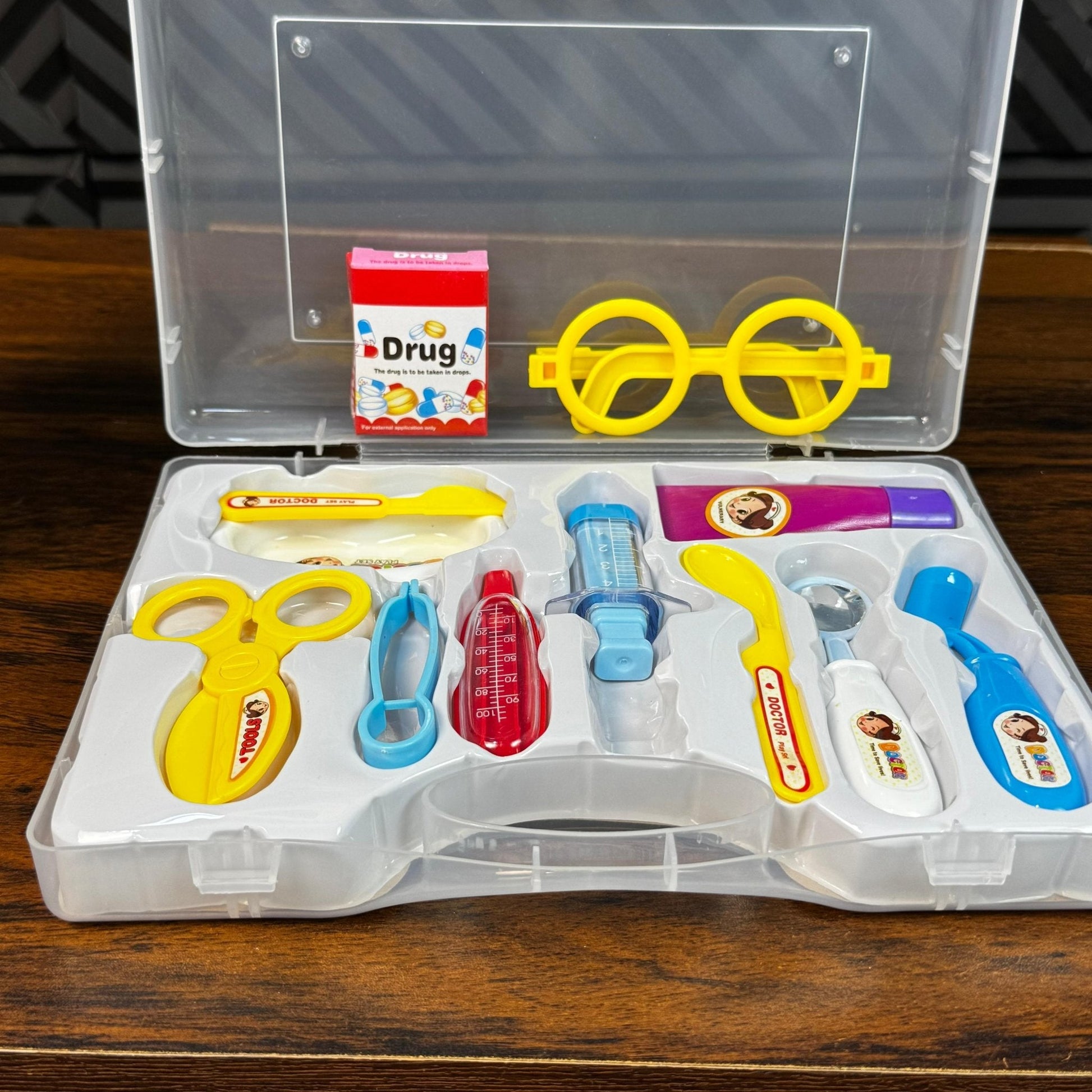 Doctor Set Toy for Kids - Medical Doctor Tray & Kit - Doctor Tools set - Toynix