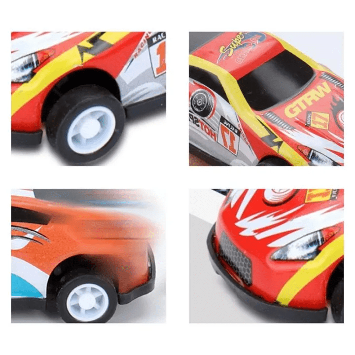 Pull Back Die - Cast Cars Set 6 Pcs - Toynix