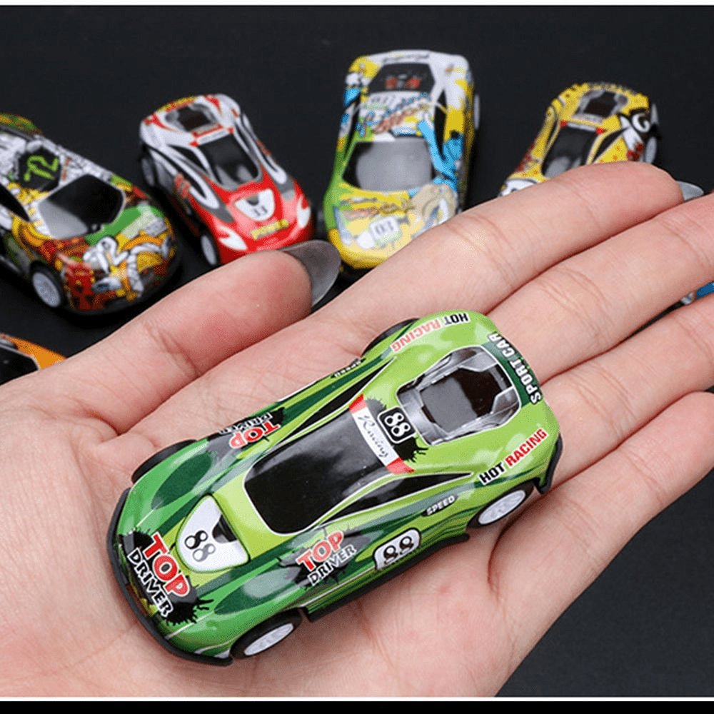 Pull Back Die - Cast Cars Set 6 Pcs - Toynix