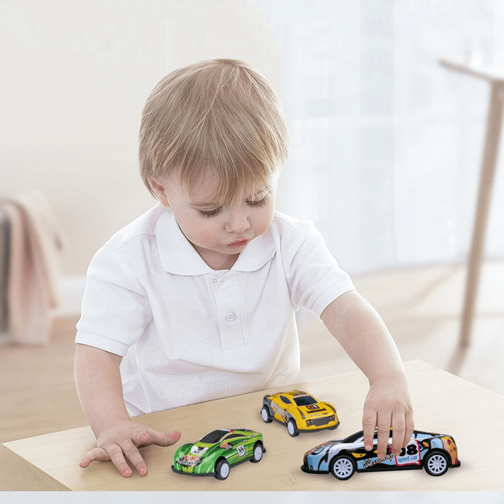 Pull Back Die - Cast Cars Set 6 Pcs - Toynix