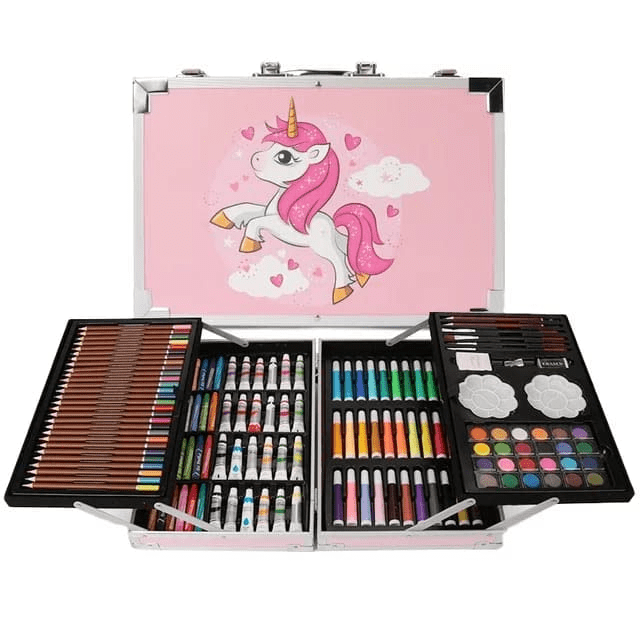 Coloring Drawing Painting Kit for Kids 145 Pcs - Toynix