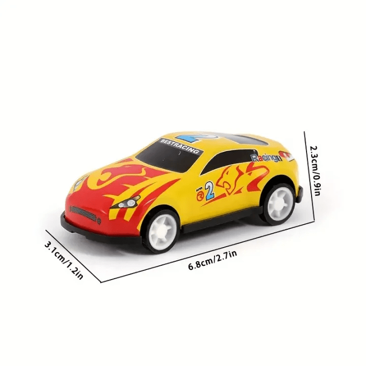 Pull Back Die - Cast Cars Set 6 Pcs - Toynix