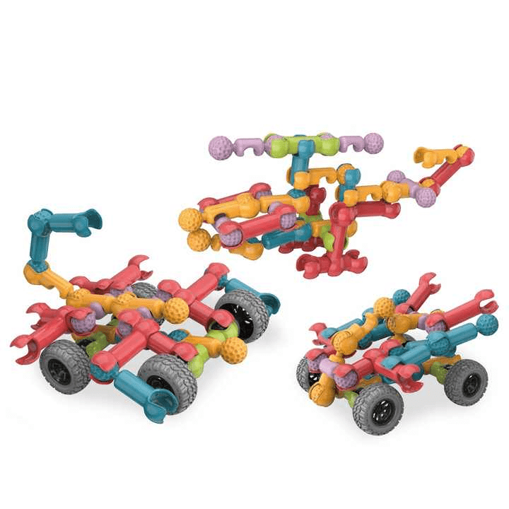 Skeleton Joint Rod Bar Blocks 34 Pcs - Toynix
