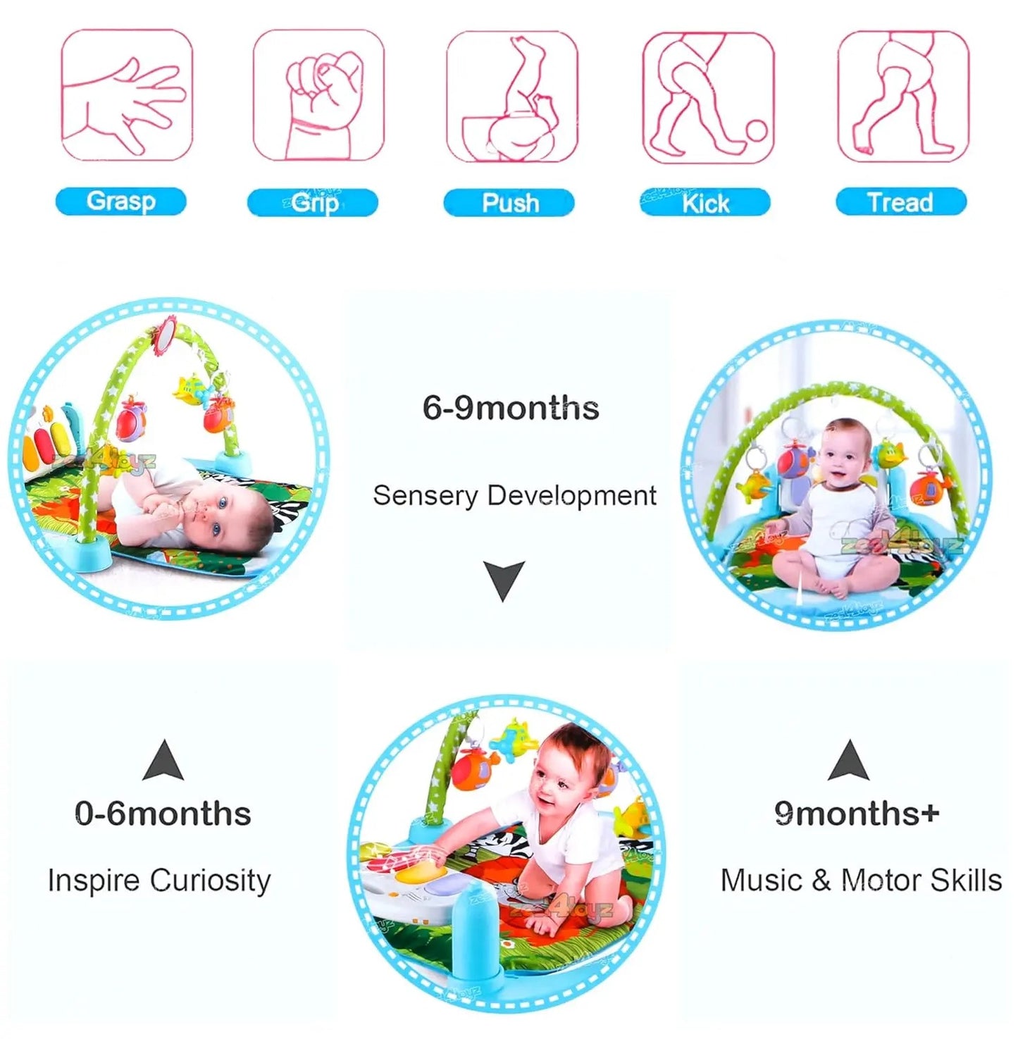 Baby Piano Play Mat
