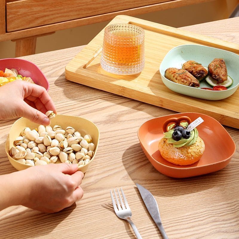 10pcs Plates Set With Holder - Deliverrpk