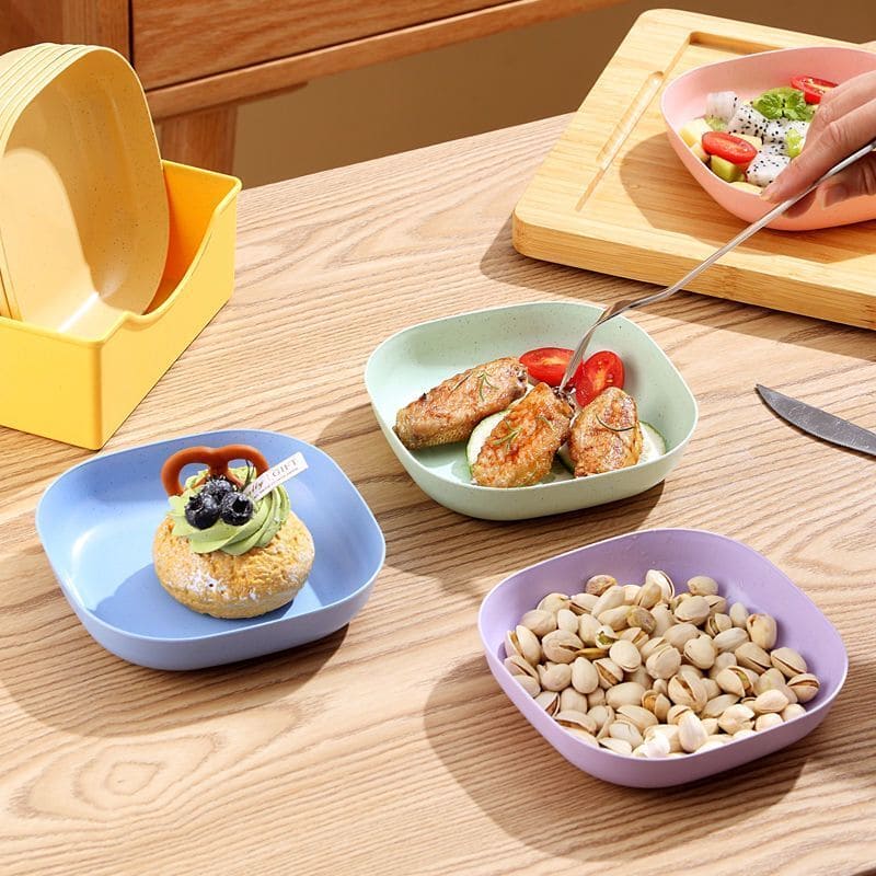 10pcs Plates Set With Holder - Deliverrpk
