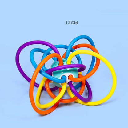 Activity Baby Teething Ring Rattle Toy