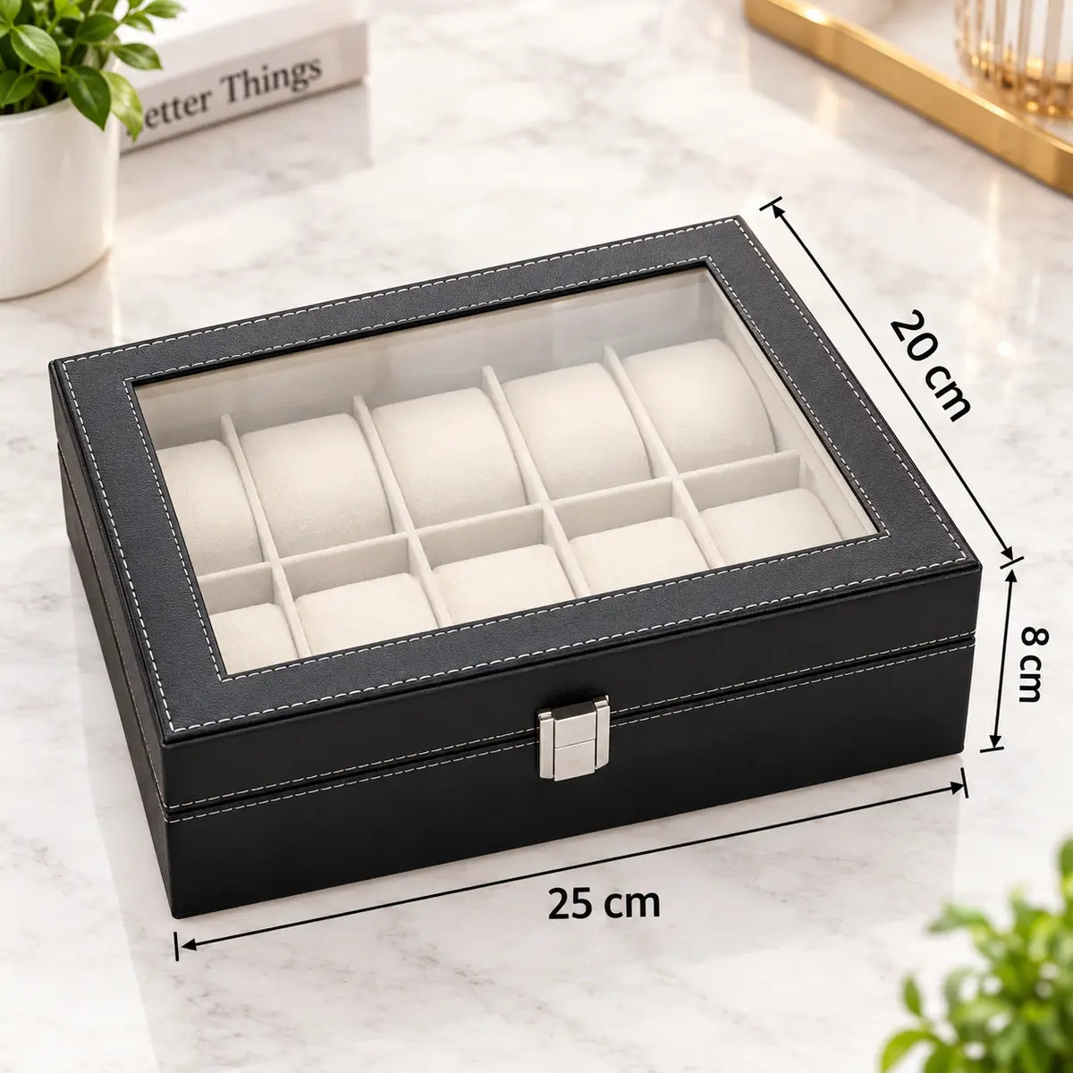Wrist Watch Organizer Box (10 Slot) - Deliverrpk