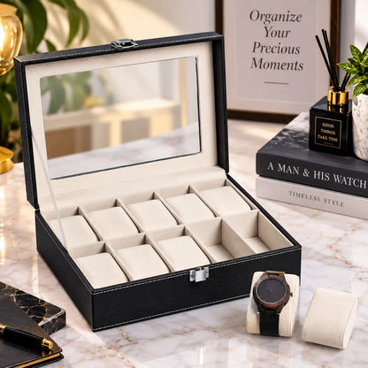 Wrist Watch Organizer Box (10 Slot) - Deliverrpk