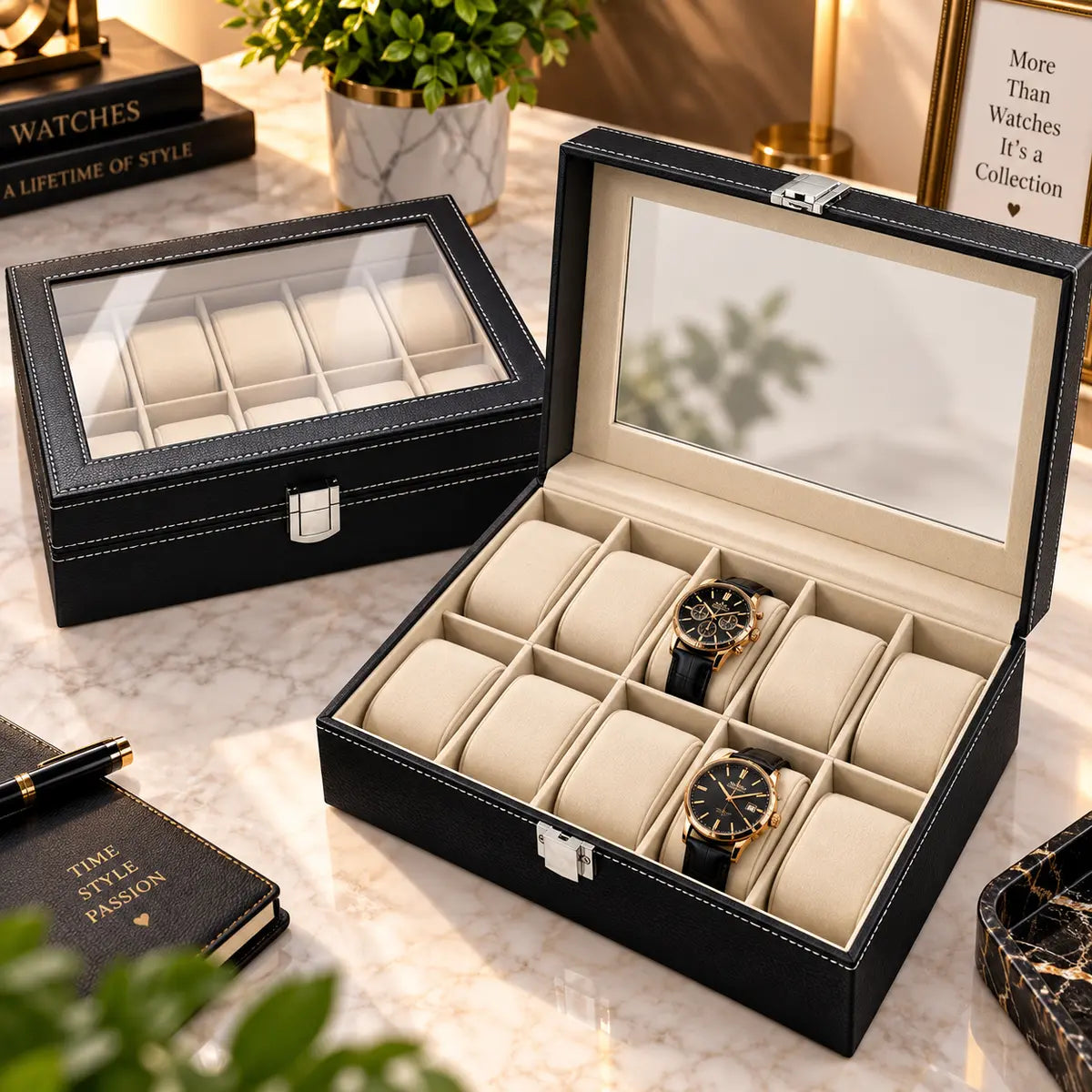 Wrist Watch Organizer Box (10 Slot) - Deliverrpk