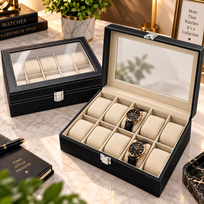Wrist Watch Organizer Box (10 Slot) - Deliverrpk