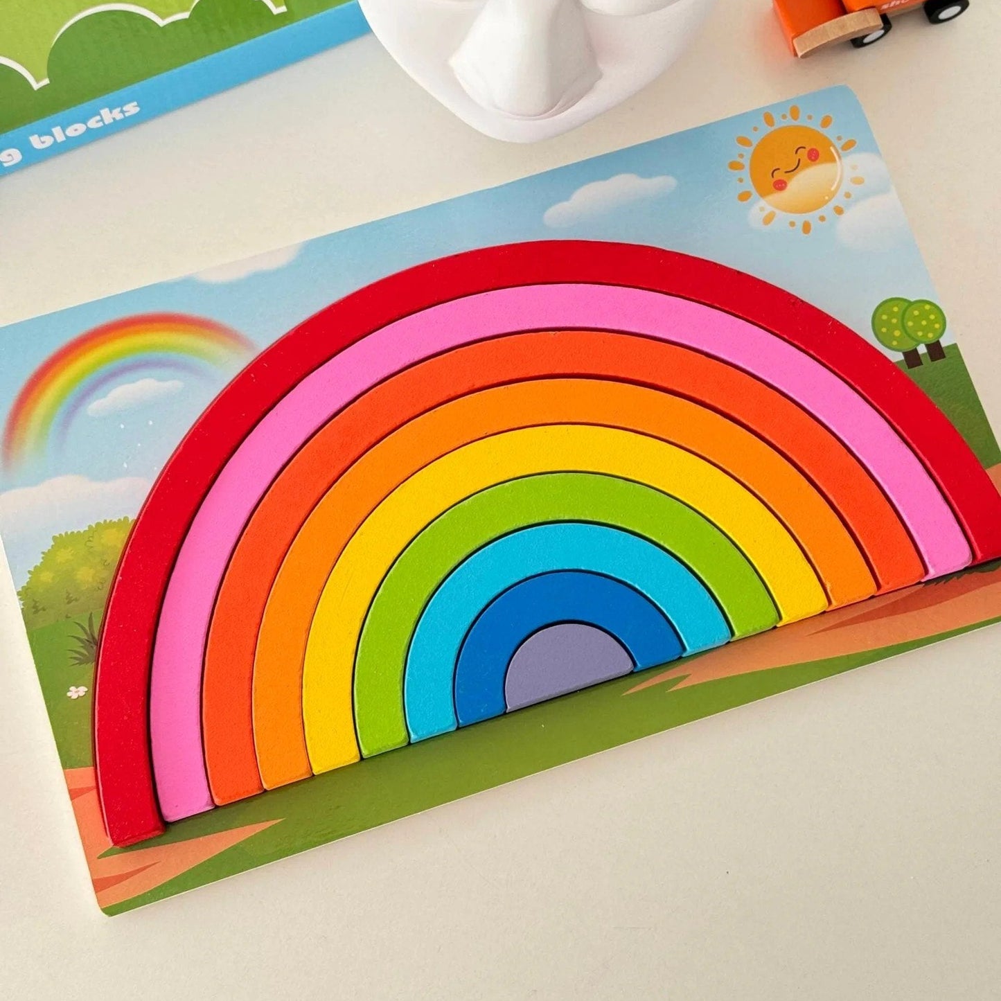 Wooden Rainbow Building Blocks | 2025-2