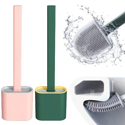 Best Silicone Toilet Brush with Toilet Brush Holder , Toilet Accessories - Deliverrpk