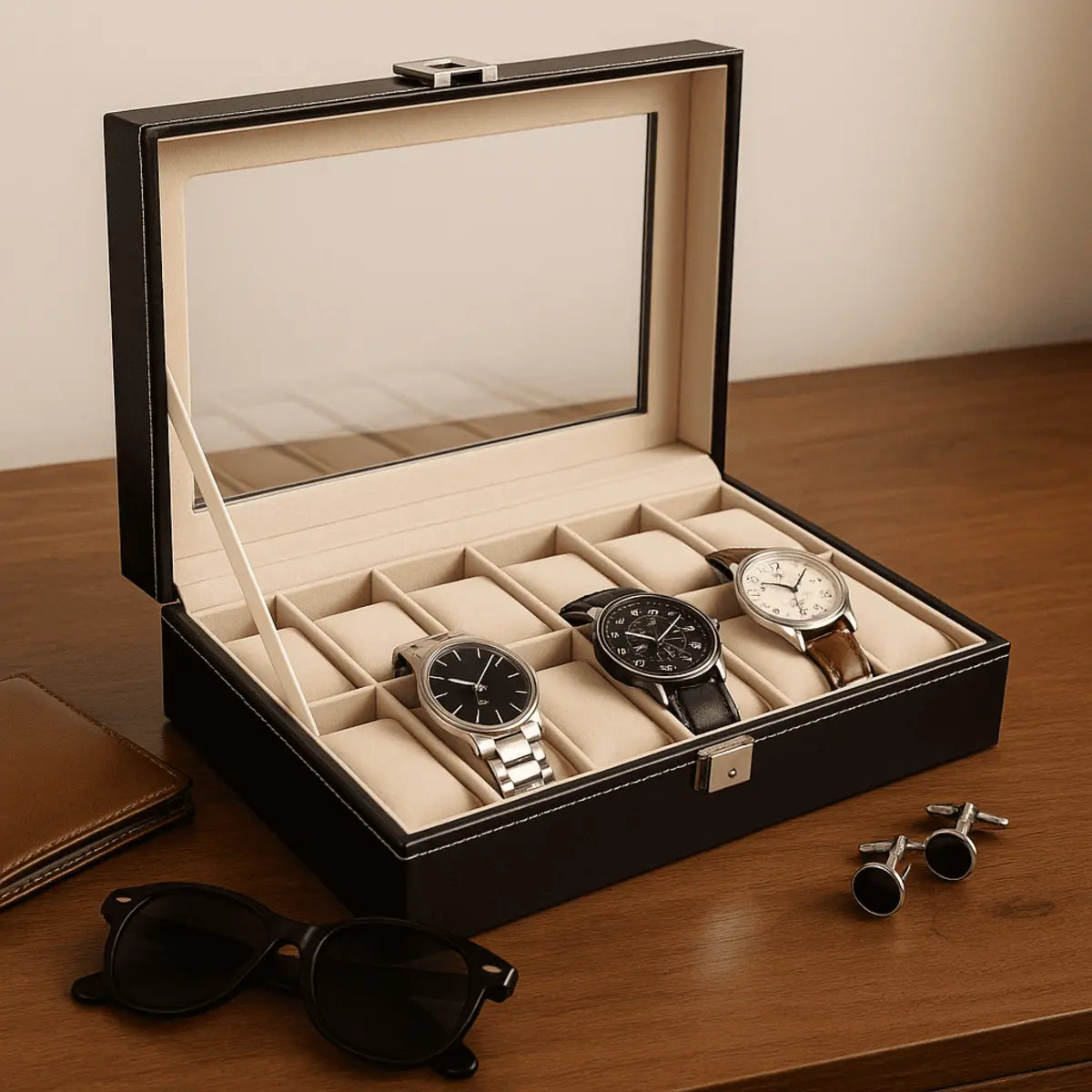12 Slots Watch Organizer
