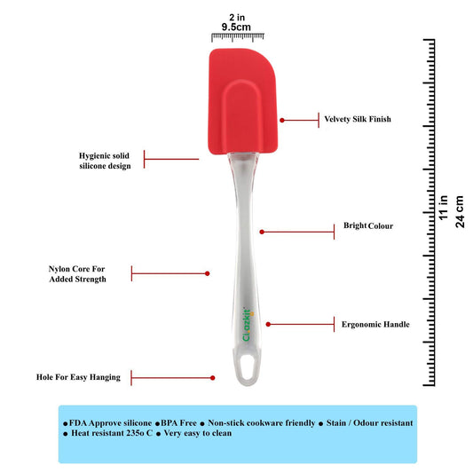 Cake Decor Silicone Brush and Spatula Set - Deliverrpk