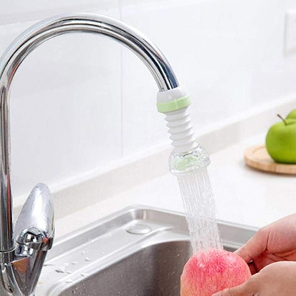 360 Rotary Water Saving Kitchen Faucet Shower Head Bathroom Faucet Aerator Nozzle Tap Adapter Bubbler Swivel Head Aerator - Deliverrpk