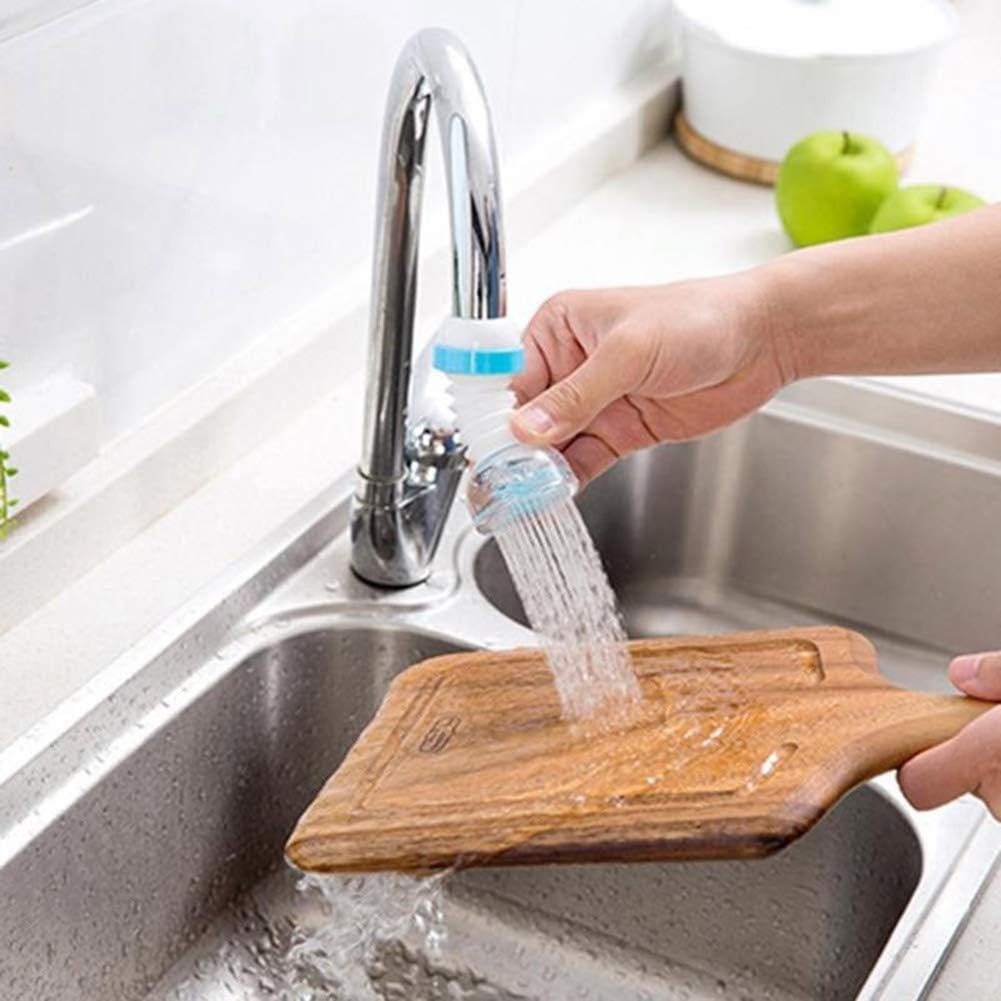 360 Rotary Water Saving Kitchen Faucet Shower Head Bathroom Faucet Aerator Nozzle Tap Adapter Bubbler Swivel Head Aerator - Deliverrpk