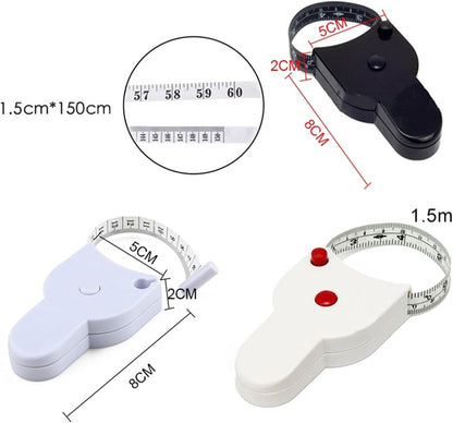 Body Measuring Tape Automatic Telescopic Tape Measuring Ruler Metric Centimeter Tape Meter Measure Metric Tapes Sewing Ruler - Deliverrpk