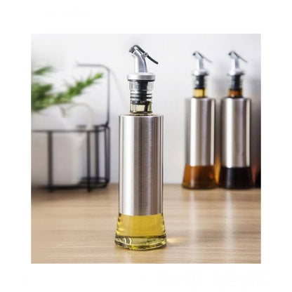 Oil Bottle for Kitchen 300ml Stainless Steel Oil Bottle - Deliverrpk