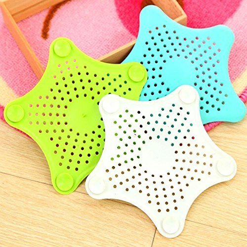 Silicone Rubber Five-pointed Star Sink Filter Sea Star Drain Cover Sink Strainer Leakage Filter for Kitchen and Bathroom - Deliverrpk