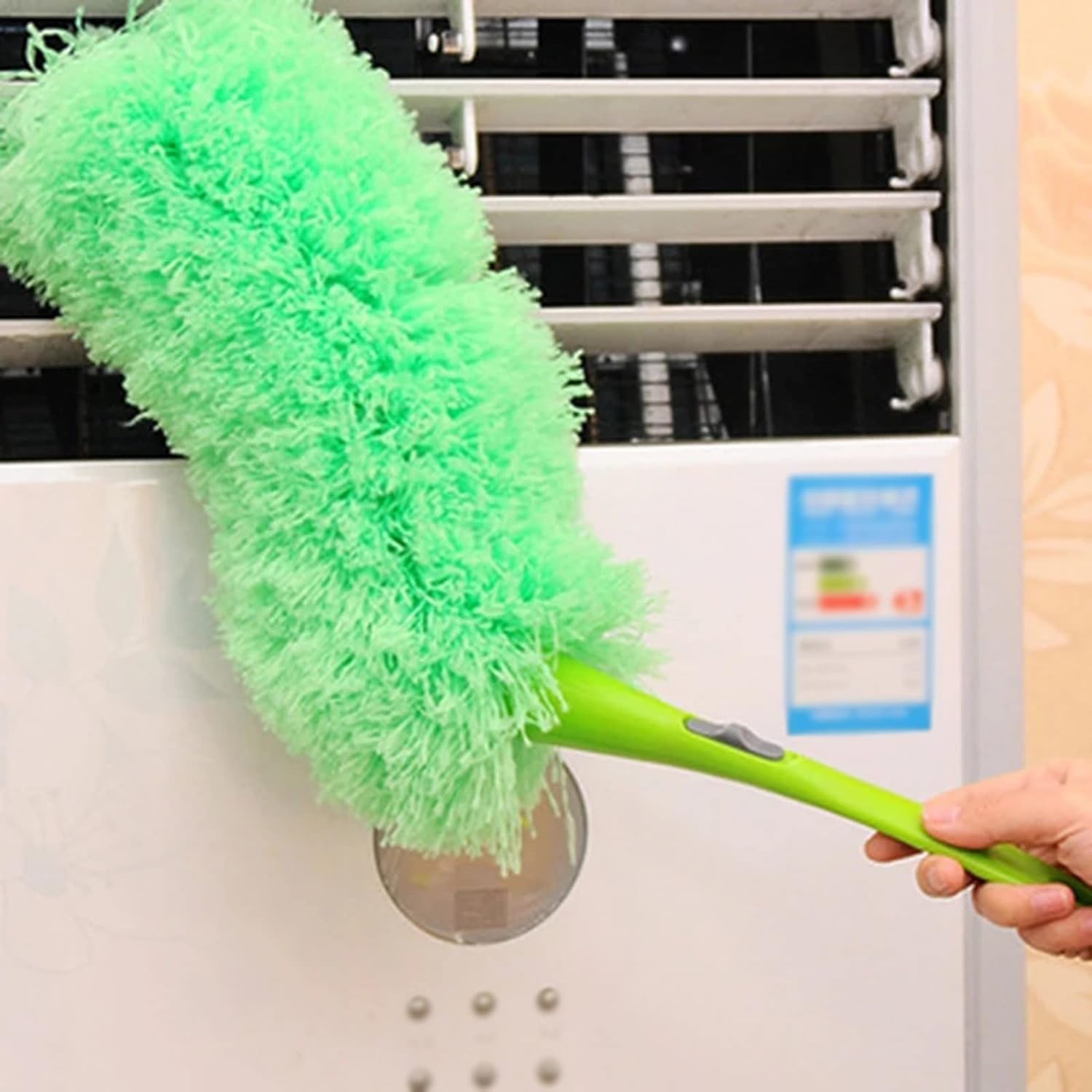 Feather Duster, Washable Anti Static Duster with Soft Microfiber for Cleaning, Home Furniture, Car Cleaning Tool Deliverrpk