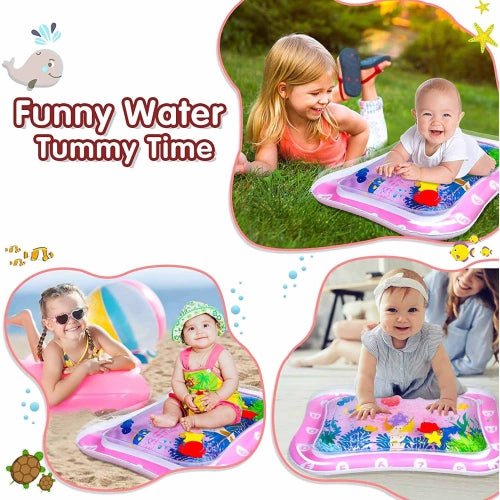Premium Baby Inflatable Water Tummy Time Mat (Pink) - Toynix