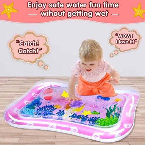 Premium Baby Inflatable Water Tummy Time Mat (Pink) - Toynix