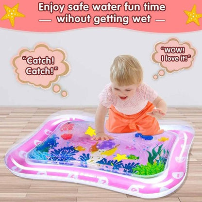 Premium Baby Inflatable Water Tummy Time Mat (Pink) - Toynix