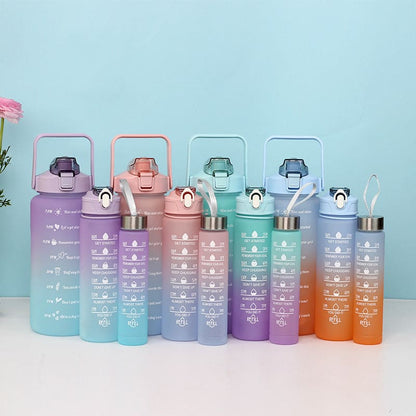 3pcs Colourful Water Bottle Set - Deliverrpk