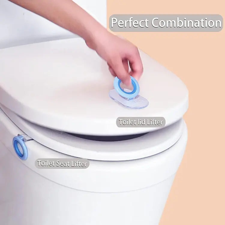 Household Simple Toilet Lid Lifter Creative Toilet Seat Cover Portable Handle Lids Avoid Touching Toilet Lid Handle Accessories - Deliverrpk