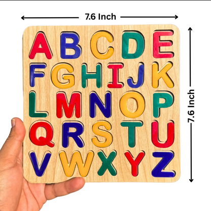 Wooden Acrylic Educational Learning Colorful Puzzle Board (Pack Of 5)